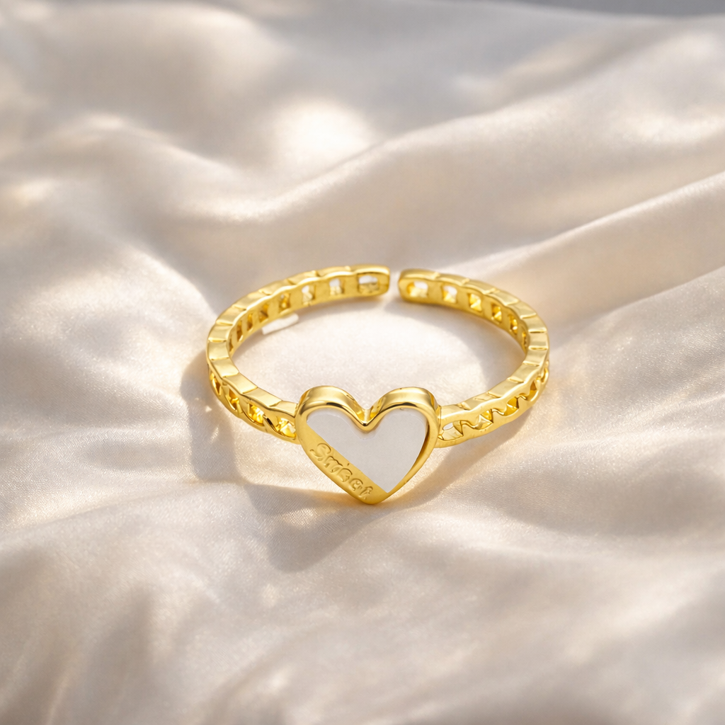 Aurielle Heart Halo Ring