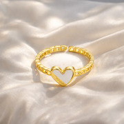 Aurielle Heart Halo Ring