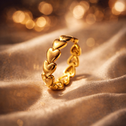 Astral Charm heart shape ring