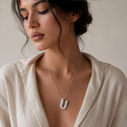 U Initial Alphabet Pendant