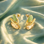 Leaf Drop Linear Earrings