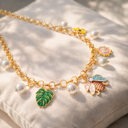 meraha tropical sunrise charm Necklaces