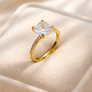 Luna Solitaire adjestable Ring