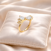 Aurora Bow Adjustable Ring