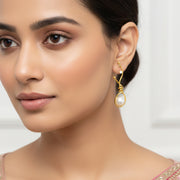 Celeste Wire Pearl Drops Earrings