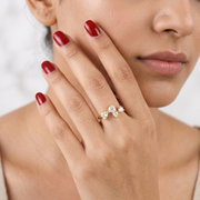 Twin Bow Adjustable Ring