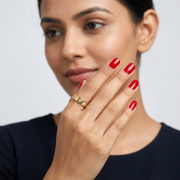 Lustre Royale Crystal Adjustable Ring