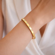 Square Crystal Bangle