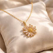 Radiant Daisy Gold Chain with pendant