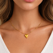 Elegant Love Heart Charm Chain with pendant