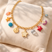 sea-inspired Vintage charm Necklaces