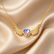 Angel Wings Heart Chain with pendant