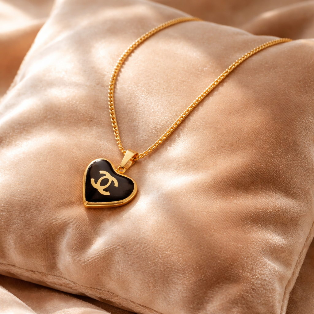 Noir Heart Emblem Pendant