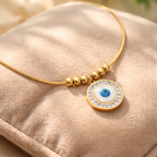 Beaded Evil Eye Guard Pendant