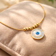 Beaded Evil Eye Guard Pendant