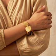 Nova Classic Gold Solid Bangle