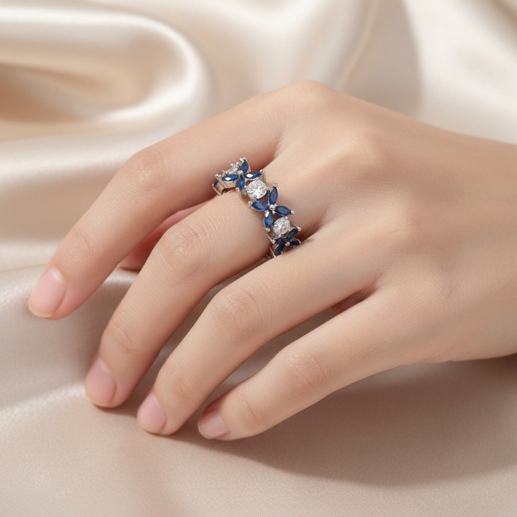 Spike Crystal Ring