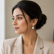 Round Pearl Studs