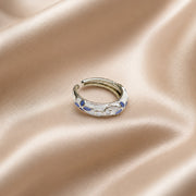 Floral Ivory ring