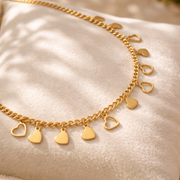 heart charms Necklaces