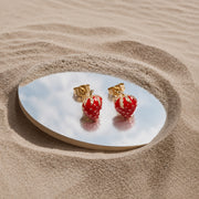 Vintage Strawberry Studs