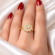 Imperial Bloom Adjustable Ring
