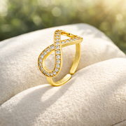 Infinity Spark Adjustable Ring