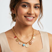 Celeste Coin vintage charm Necklaces