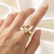 Polished Open-End Gold Ring