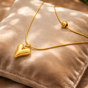 Velora Layered Heart pendant with Chain with pendant