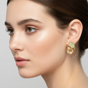 Leaf Drop Linear Earrings