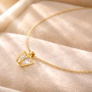 Petite Sculpted Heart Pendant