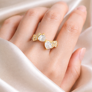 Aurora Bow Adjustable Ring