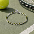 Sage Green Tennis Bracelet
