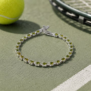 Sage Green Tennis Bracelet