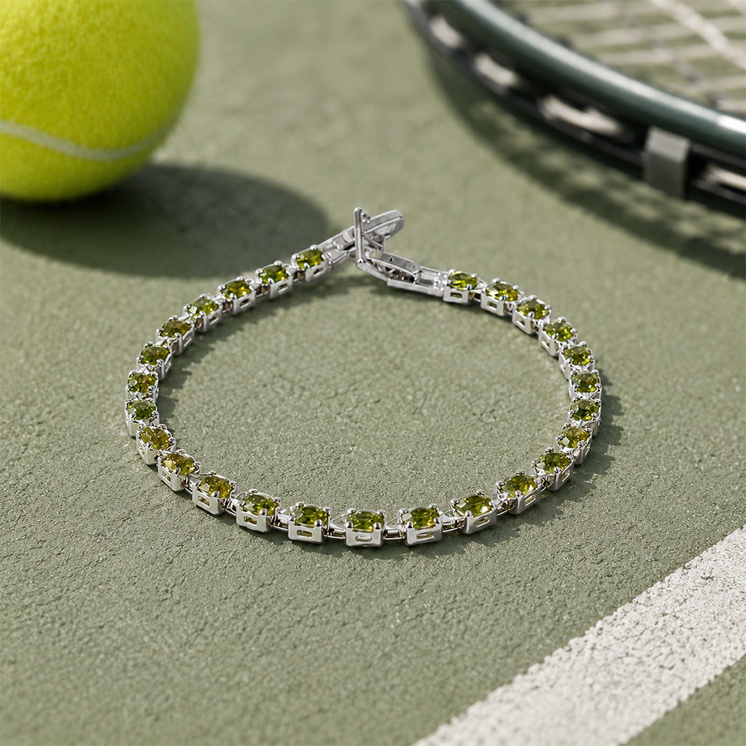 Sage Green Tennis Bracelet