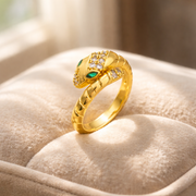 Serpent Luxe Adjustable Ring