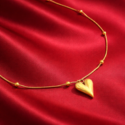 Elegant Love Heart Charm Chain with pendant