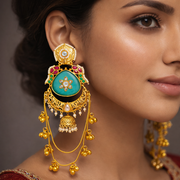 Jahanara Meenakari Kashmiri Earrings