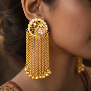 Begum Kundan Latkan Kashmiri Earrings