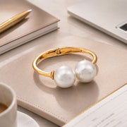 Majestic Dual Pearl Bangle
