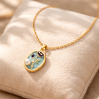 Soft Glow Crystal Chain with pendant