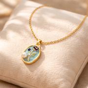 Soft Glow Crystal Chain with pendant