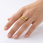 Aurora Triple Crystal Luxe Ring