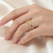 Infinity Spark Adjustable Ring