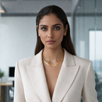 Luxe Flat Gold Chain with pendant