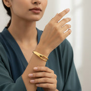 Interlinked Statement Bangle