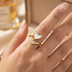 Eternal Love Double Heart Ring