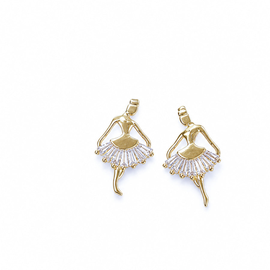 Ballerina Stud Earrings