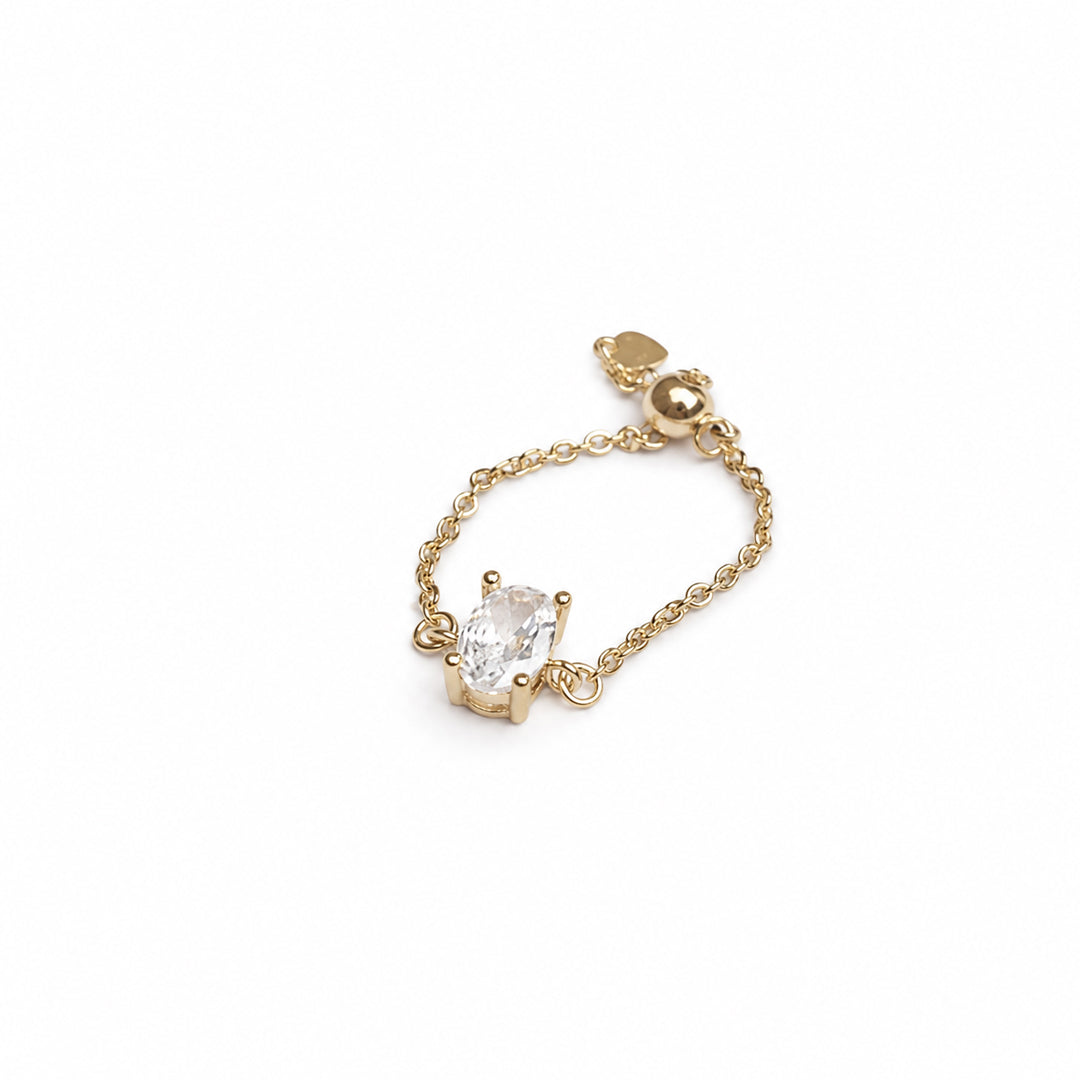 Luna Solitaire Ring